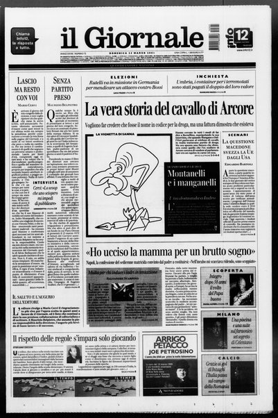 Il giornale : quotidiano del mattino